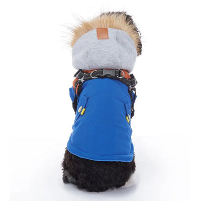 Reflective Waterproof Dog Coat (Fleece-Lined) Teamdrop