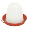 Stockshop Economy Syphon Chick Drinker, Red & White, 0.75 Litre