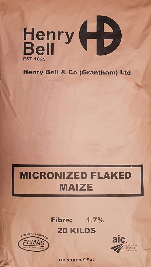 Henry Bell Micronized Flaked Maize 20kg