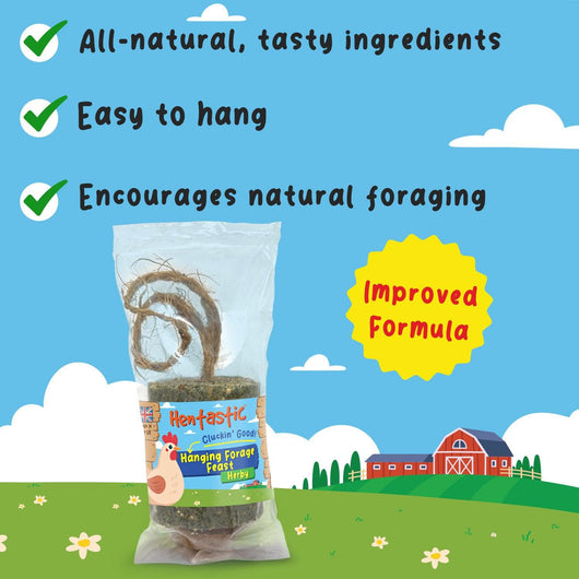 Natures Grub Hentastic Herbal Foraging Feast, 400g
