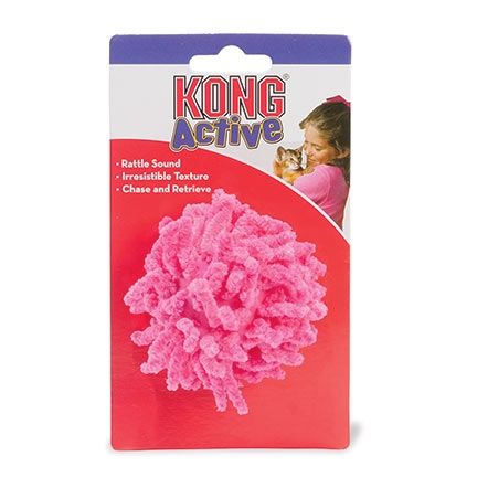 KONG Cat Moppy Ball (8cm) Blue/Pink/Green - UK9 Petcare