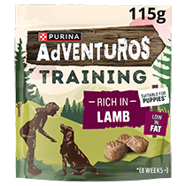 Adventuros Training Lamb Dog Treats 115g x 6 Adventuros